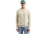 No Excess Pullover crewneck slub with linen desert