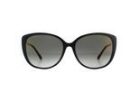 Jimmy Choo Zonnebril Aly/F/S AE2 FQ Zwart Goud Glitter Grijs Verloop Mirror