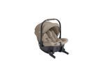 Joie Signature Babyschale Sprint, Sand, Textil, 45x58x64 cm, ECE R 129, abnehmbarer und waschbarer Bezug, feststellbare Schaukelfunktion, Sonnendach, integriertes Gurtsystem, optimaler Aufprallschutz, schadstoffgeprüft, schnell leicht im Auto montierbar, Isofix-Befestigung, 3-Punkt-Gurt, Baby on Tour, Babyschalen, Babyschalen