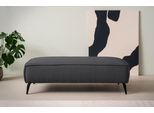 Polsterhocker OTTO HOME "TVINNU Cord", grau (anthrazit), B:140cm H:44cm T:65cm, Hocker, Polsterhocker, zur Serie TVINNU, gemütlicher Sitzkomfort, rechteckig, schwarze Füße