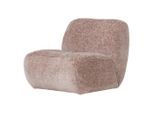 Livetastic , Hellrosa , Textil , 76x74x92 cm ,