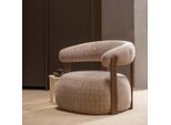 Livetastic , Sandfarben , Holz, Textil , Pappel , massiv , 82x78x73 cm ,