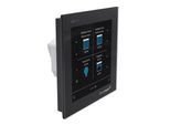 HOMEMATIC IP Smart-Home-Steuerelement "Glasdisplay", schwarz, B:11,2cm H:7,3cm T:12,2cm, Smart-Home-Stationen, Smart-Home-Steuerelement