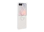 SAMSUNG Smartphone-Hülle "Silicone Ring Magnet Case für Galaxy Flip8", weiß, Smartphones, Hüllen, Backcover, Schutzhülle, Handyschutzhülle, Case, Schutzcase, stoßfest, Smartphone-Hülle