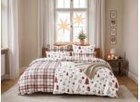 Bettwäsche OTTO HOME "Mikkel", rot, B/L: 135cm x 200cm, 1 Stk., 1 Stk., Linon, B/L: 40cm x 80cm, 2, Linon, Obermaterial: 100% Baumwolle, Bettwäsche, Bettwäsche, Bettwäsche ab Gr. 135x200 cm,100% Baumwolle, Weihnachten, Topseller