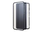 BLACKROCK Handyhülle "Smartphone Cover mit 360-Rundumschutz für Samsung Galaxy A57 5G", schwarz (durchsichtig), Smartphones, Hüllen, 360-Rundumschutz, Metallrahmen, Magnetverschluss, Wireless Charging, Handyhülle
