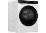 HAIER Wärmepumpentrockner "HD80-C657U1", Energieeffizienz: C, weiß, B:59,5cm H:84,5cm T:58,6cm, Trockner, Wärmepumpentrockner