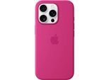 APPLE Smartphone-Hülle "iPhone 16 Pro Silikon Case mit MagSafe", pink (fuchsia), Smartphones, Hüllen