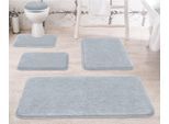 Badematte GRUND Gr. 1, grau (hellgrau), (47cm x 50cm ), 1 Stk., Badematten, Badematte