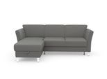 Ecksofa SIT & MORE "Visby L-Form", grau, B:248cm H:87cm T:162cm, Sofas, Ecksofa, wahlweise mit Schlaffunktion und Bettkasten, frei im Raum stellbar
