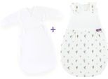 Babyschlafsack TRÄUMELAND "Set Kaktusliebe", Baby, Gr. 44, umlaufender Reißverschluss, bunt, Obermaterial: 100% Baumwolle, Schlafsäcke