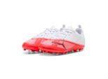 Fußballschuh PUMA "ULTRA 7 PLAY MG JR", Mädchen, Gr. 33, rot (ultra rot, puma schwarz, puma weiß), Synthetik, Schuhe Fußballschuh, für Kunstrasenplätze, für Jugendliche