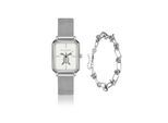 Quarzuhr AMELIA PARKER "SAE5-2", silber, Armbanduhren, Damen, Quarzuhr