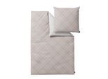 Bettwäsche BUGATTI "Satin-Flanell Kombi-Bettwäsche bugatti", beige, B/L: 135cm x 200cm, 1 Stk., 1 Stk., Mako-Satin, B/L: 80cm x 80cm, 2, Mako-Satin, Obermaterial: 100% Baumwolle, Bettwäsche, Bettwäsche, mit glatter Satin- und kuscheliger Flanellseite