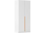 Kleiderschrank OTTO HOME "Mehrzweckschrank Aktenschrank Möbel Mietswohnung Garderobe AGORDO", alpinweiß, Schränke, Kinder, B/H/T: 91cm x 229cm x 54cm, Holzwerkstoff, Kleiderschrank, durchdachte Innenausstattung kleine und große Räume MADE IN GERMANY, B:91cm H:229cm T:54cm