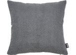 Dekokissen DONE. "EIRA", anthrazit, B:60cm H:1cm L:60cm, Polyester, Dekokissen_Sitzkissen_Kissenhüllen, Weicher Webstoff