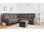 Ecksofa SIT & MORE "Melissa L-Form", braun (schlamm), B:257cm T:217cm, 100% Polyester, Sofas, Ecksofa, klassisches Polsterprogramm, wahlweise Schlaffunktion und Schubkasten