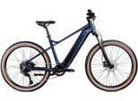 E-Bike AGON "Alpha" Gr. 48, blau (arctic fire schwarz), Elektrofahrräder, 48cm, 27,5 Zoll (69,85cm), Pedelec, Elektrofahrrad für Damen u. Herren, MTB