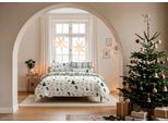 Bettwäsche OTTO HOME "Mikkel", grün, B/L: 135cm x 200cm, 1 Stk., 1 Stk., Linon, B/L: 80cm x 80cm, 2, Linon, Obermaterial: 100% Baumwolle, Bettwäsche, Bettwäsche, Bettwäsche ab Gr. 135x200 cm,100% Baumwolle, Weihnachten