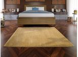 Teppich OCI DIE TEPPICHMARKE "NEW VILLA MELANGE, auch als Läufer und in rund", gold, B:140cm H:20mm L:200cm, Polypropylen, Teppiche, Teppich, dichter Shaggy, melierte uni Farben, robuster Hochflor, Wohnzimmer
