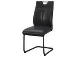 Livetastic , Schwarz , Metall, Leder , Echtleder , Rindleder , 45x97x63 cm ,