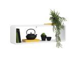 Xora Wandboard , Weiss , Holzwerkstoff , 80x25x17 cm , Bsci , Wohnzimmer, Regal, Wandboards