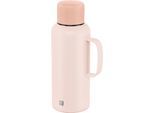 Thermoflasche ZWILLING "Thermo Plus", rosa (pink), H:27,3cm, Edelstahl, Trinkflaschen, Thermoflasche, Edelstahl, Doppelwandig, Auslaufsicher