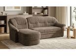 Ecksofa OTTO HOME "Nyborg 234 x 142 cm, stabil, komfortabel, formschön mit Steppungen", braun (espresso), B:234cm H:84cm T:142cm, 100% Polyester, Sofas, Ecksofa, L-Form, aus haustierfreundlichem Pet Friendly Bezug