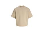 Jack & Jones Jcobiarritz scuba sweat ss styd ss26 taupe