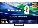 HISENSE Mini-LED-Fernseher "75E8S", Energieeffizienz: E (A-G), schwarz, dunkelgrau, 75 ″, Fernseher