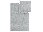 Bettwäsche S.OLIVER JUNIOR "Satin-Flanell Kombi-Bettwäsche s.Oliver", grau, B/L: 135cm x 200cm, 1 Stk., 1 Stk., Mako-Satin, B/L: 80cm x 80cm, 2, Mako-Satin, Obermaterial: 100% Baumwolle, Bettwäsche, Bettwäsche, mit glatter Satin- und kuscheliger Flanellseite