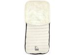Fußsack HEITMANN FELLE "Eisbärchen - Steppfußsack", Kinder, weiß, Polyester, Fußsäcke Fußsack, für die Übergangszeit, ideal für Kinderwagen & Buggy, waschbar