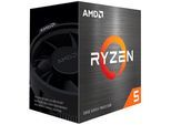 AMD Prozessor "Ryzen 5 5600X", schwarz (silberfarben), B:40mm H:6,1mm T:40mm, Prozessoren, Tray-Version ohne CPU Kühler.