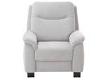 Sessel OTTO HOME "Boccaccio", silber, B:93cm H:104cm T:96cm, Struktur weich (90% Polyester / 10% Polyamid);Luxus-Microfaser (100% Polyester);Luxus-Microfaser Vintageoptik(100% Polyester), Sessel, Sessel, mit Federkern, incl. Kopfteilverstellung