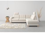 Ecksofa SIT & MORE "Quincy L-Form", beige (creme), B:249cm H:82cm T:213cm, Sofas, Ecksofa, wahlweise mit Schlaffunktion und Bettkasten