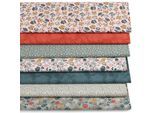 Patchwork- und Quiltpaket "Eulen", mint-color