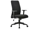 Carryhome Drehstuhl, Schwarz, Metall, Kunststoff, Textil, Drehkreuz, 62x102.5-112x57 cm, Arbeitszimmer, Bürostühle, Drehstühle