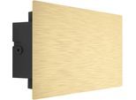 EGLO Wandleuchte "Talamello Wandlampe, Wandspot, Metall, indirekte Beleuchtung, Lampe", goldfarben, 1, H: 10cm, 1 Stk., Leuchten, Wand-/Deckenleuchte - L20 x H10 x AL4 cm - gold gebürstet - 6W inkl., Wandleuchte