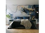 Fototapete SUPERFRESCO EASY "Marmor", blau, H:2,8m L:2,8m, Vlies, Tapeten, Design Tapeten