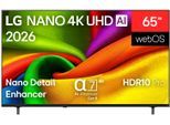 LG LED-Fernseher "65NU850B6LA", Energieeffizienz: F (A-G), schwarz, 65 ″, Fernseher