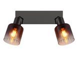 GLOBO LIGHTING Deckenstrahler "SATELLA", braun (schwarz, chrom), H: 18cm, 1 Stk., Leuchten, Spot Deckenspot Flur Schlafzimmer Wohnzimmer, Deckenstrahler