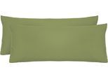 Kissenbezug BIBERNA "Michi Feinjersey mit Reißverschluss", braun (fichte), B:40cm L:80cm, Feinjersey, Obermaterial: 100% Baumwolle, Kissenbezüge, Kissenbezug, verschiedene Größen, Feinjersey Kissenhülle aus 100% Baumwolle
