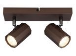 GLOBO LIGHTING Deckenstrahler "JAMES", bronzefarben matt, H: 14,5cm, 1 Stk., Leuchten, Spot Deckenspot Flur Schlafzimmer Wohnzimmer, Deckenstrahler
