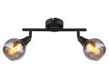 GLOBO LIGHTING Deckenstrahler "GLYPTAR", schwarz (schwarz matt), H: 16,6cm, 1 Stk., Leuchten, Spot Deckenspot Flur Schlafzimmer Wohnzimmer, Deckenstrahler