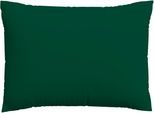 Kissenbezug SCHLAFGUT "Premium Kissenbezug Knitted Jersey (1 St)", grün (grün deep), B:70cm L:90cm, Jersey, Obermaterial: 95% Baumwolle, 5% Elasthan, Kissenbezüge, Kissenbezug, Ton-in-Ton Reißverschluss, Bio-Baumwolle mit Elasthan, Uni, OEKO Tex