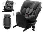 Autokindersitz KINDERKRAFT "XRIDER 2 i-Size", Baby, grau, Materialmix, Kindersitze, 360 – drehbarer Kindersitz