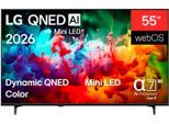 LG QNED-Fernseher "55QNED71B6B", Energieeffizienz: E (A-G), schwarz, 55 ″, Fernseher