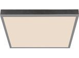 GLOBO LIGHTING Deckenleuchte "DORO", beige (silberfarben), H: 7,5cm, 1 Stk., Leuchten, Deckenlampe Wohnzimmer-Leuchte Schlafzimmer-Leuchte Flur Küche, Deckenleuchte