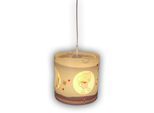 NIERMANN Hängeleuchte "Lolo Lombardo, Kinderlampe, Kinderzimmer", bunt, 1, Ø 25cm H: 27cm, 1 Stk., Leuchten, Der innere Lampenschrim dreht sich sobald das Licht eingeschaltet ist, Kinderlampe