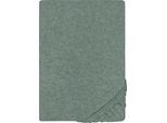 Spannbettlaken BIBERNA "HERMAL Melange Flanell uni, kuschelig weich", braun (fichte), L:200cm, Flanell, Obermaterial: 100% Baumwolle, Bettlaken, Spannbettlaken, 100% Baumwolle, weich+warm, Matratzenhöhe bis 22 cm, Made in Germany